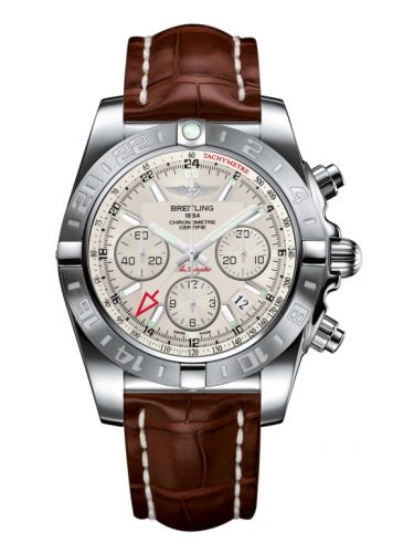 Chronomat 44 GMT Stainless Steel / Sierra Silver / Croco