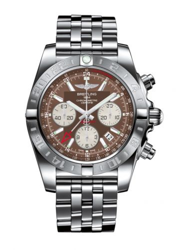 Chronomat 44 GMT Stainless Steel / Metallica Brown / Bracelet