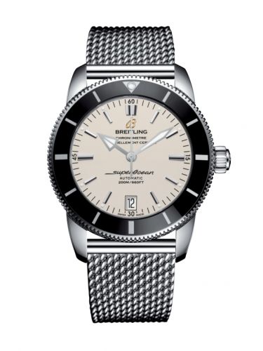 Superocean Heritage II 42 Stainless Steel / Black / Silver / Bracelet