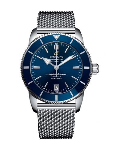 Superocean Heritage II 42 Stainless Steel / Blue / Blue / Bracelet