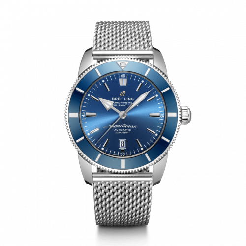 Superocean Heritage II 46 Stainless Steel / Blue / Blue / Bracelet