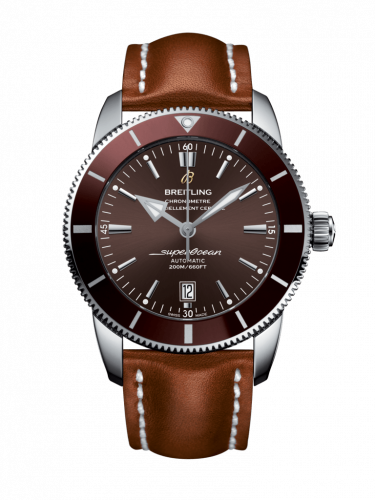 Superocean Heritage II 46 Stainless Steel / Bronze / Bronze / Calf / Pin