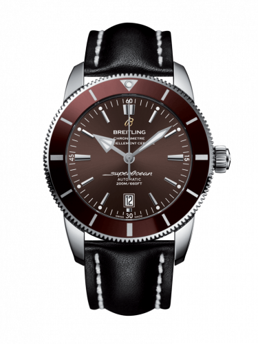 Superocean Heritage II 46 Stainless Steel / Bronze / Bronze / Calf / Pin