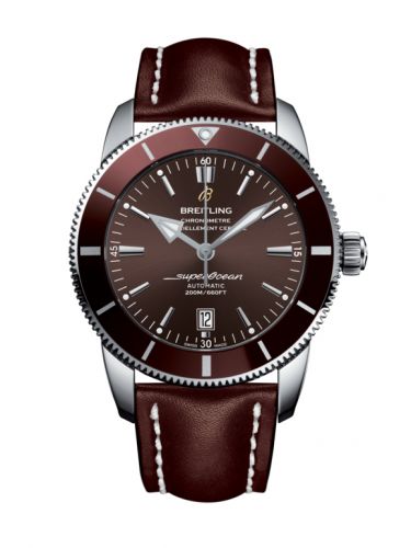Superocean Heritage II 46 Stainless Steel / Bronze / Bronze / Calf / Pin