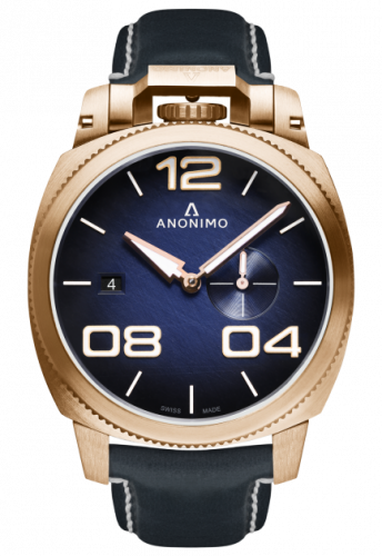 Militare Automatic Bronze / Blue / Leather