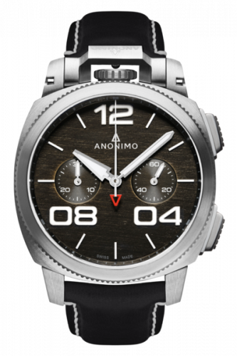 Militare Chrono Stainless Steel / Black / Leather