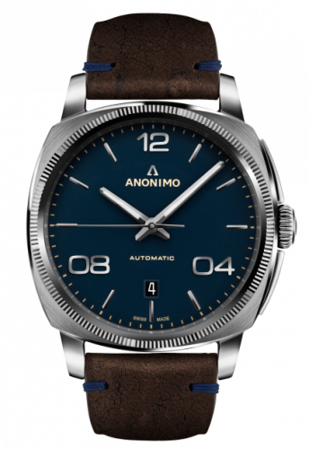 Epurato Automatic Stainless Steel / Blue / Leather
