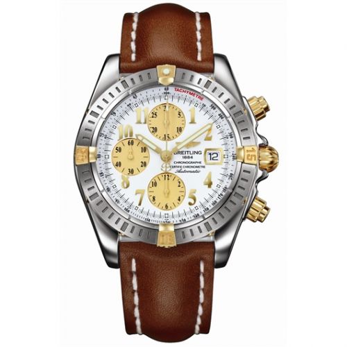 Chronomat Evolution Stainless Steel / Yellow Gold / White