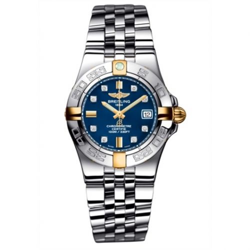 Galactic 30 Two Tone Blue / Diamond / Bracelet