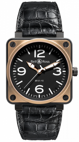 BR 01 92 Pink Gold & Carbon