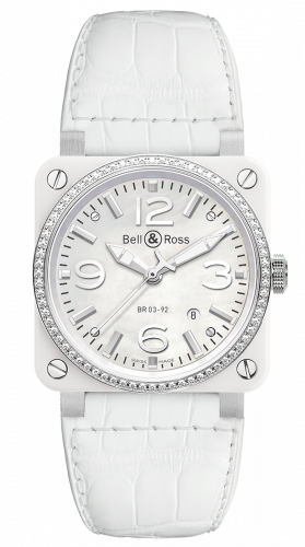 BR 03 92 White Ceramic / Diamond
