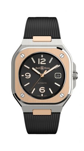BR 05 Stainless Steel / Rose Gold / Black / Rubber