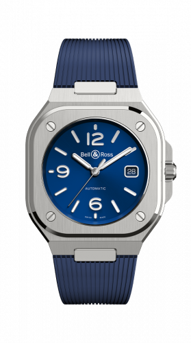 BR 05 Stainless Steel / Blue / Rubber