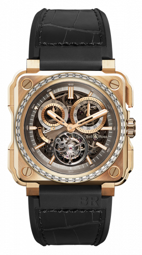 BR-X1 Tourbillon Chronograph Rose Gold Diamonds