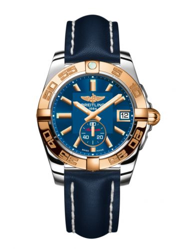 Galactic 36 Automatic Stainless Steel / Rose Gold / Gun Blue / Calf