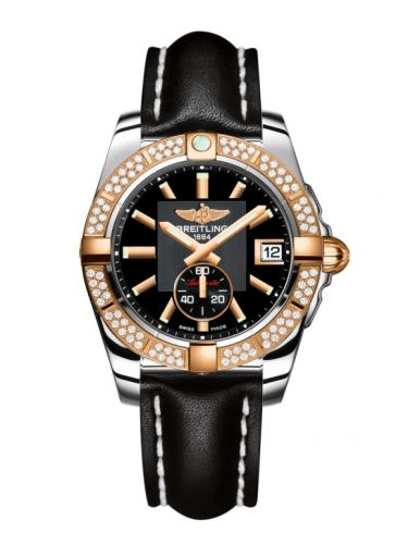 Galactic 36 Automatic Stainless Steel / Rose Gold / Diamond / Volcano Black / Calf