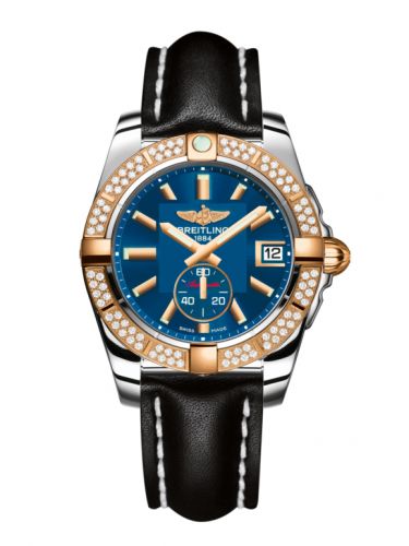Galactic 36 Automatic Stainless Steel / Rose Gold / Diamond / Gun Blue / Calf