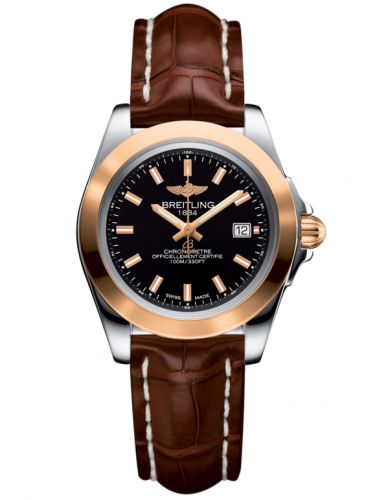 Galactic 32 Sleek Edition Stainless Steel / Rose Gold / Trophy Black / Croco