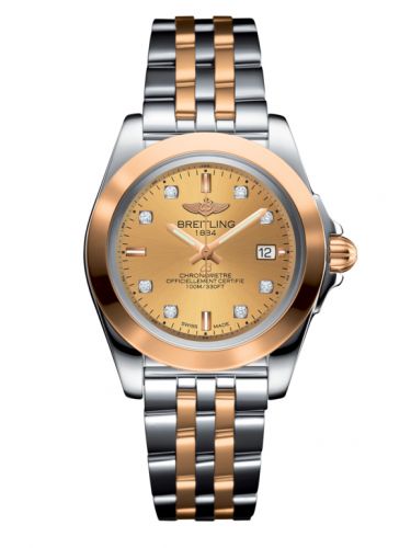 Galactic 32 Sleek Edition Stainless Steel / Rose Gold / Golden Sun Diamond / Bracelet