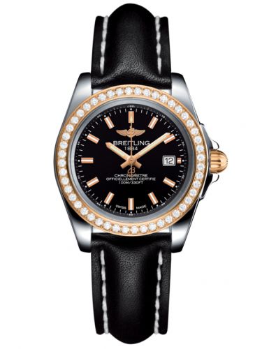 Galactic 32 Sleek Edition Stainless Steel / Rose Gold / Diamond / Trophy Black / Calf