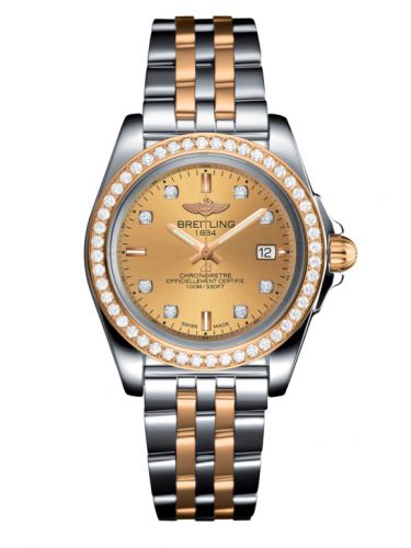 Galactic 32 Sleek Edition Stainless Steel / Rose Gold / Diamond / Golden Sun Diamond / Bracelet