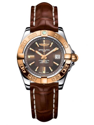 Galactic 32 Stainless Steel / Rose Gold / Solar Bronze / Croco