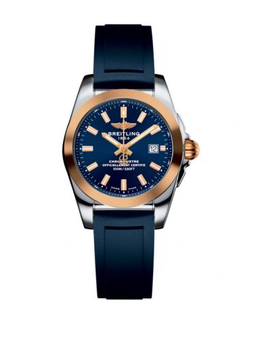 Galactic 29 Stainless Steel / Rose Gold / Horizon Blue / Rubber