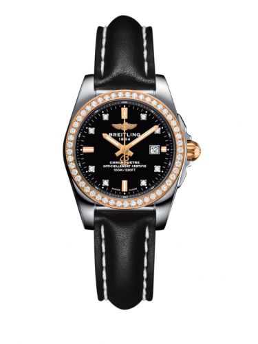 Galactic 29 Stainless Steel / Rose Gold / Diamond / Trophy Black Diamond / Calf