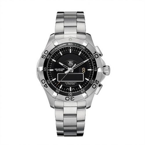 Aquaracer 300M Chronotimer 43 Stainless Steel / Black / Bracelet
