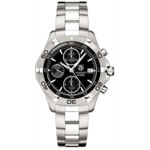 Aquaracer 300M Calibre 16 41 Stainless Steel / Black / Bracelet