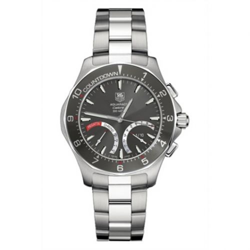 Aquaracer 300M Calibre S Regatta 43 Stainless Steel / Grey / Bracelet