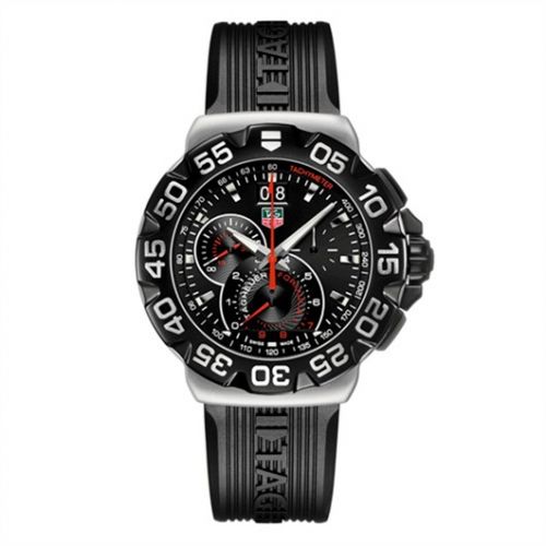 Formula 1 Quartz Chronograph Big Date 44 Stainless Steel / Black / Rubber