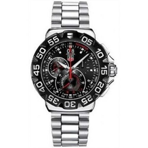 Formula 1 Quartz Chronograph Big Date 44 Stainless Steel / Black / Bracelet