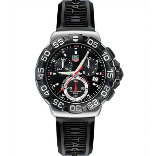 Formula 1 Quartz Chronograph 41 Stainless Steel / Black / Rubber