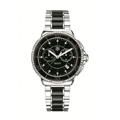 Formula 1 Chronograph Quartz 41 Stainless Steel / Diamond / Black / Bracelet