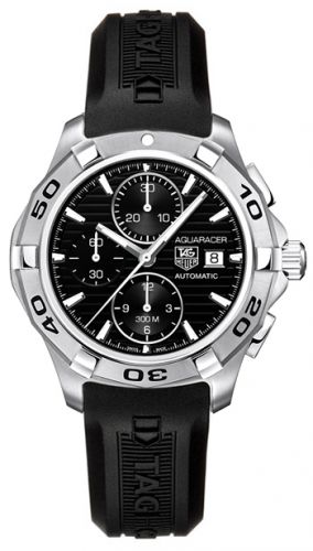 Aquaracer 300M Calibre 16 42 Stainless Steel / Black / Rubber