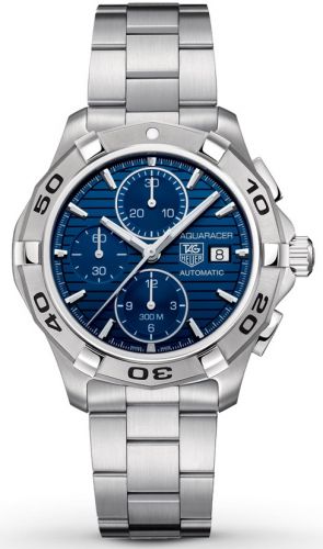 Aquaracer 300M Calibre 16 42 Stainless Steel / Blue / Bracelet