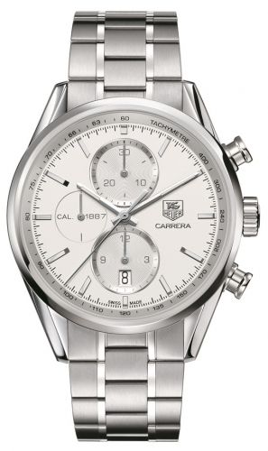 Carrera Calibre 1887 41 Stainless Steel / Silver / Bracelet