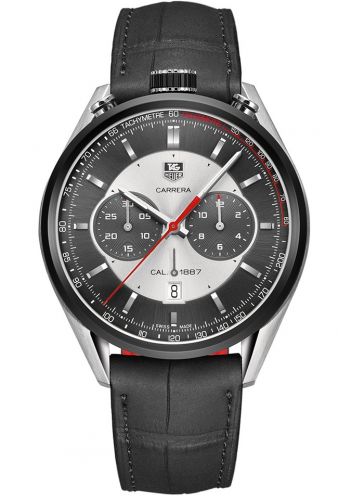 Carrera Calibre 1887 45  Bullhead Stainless Steel / Titanium /Jack Heuer