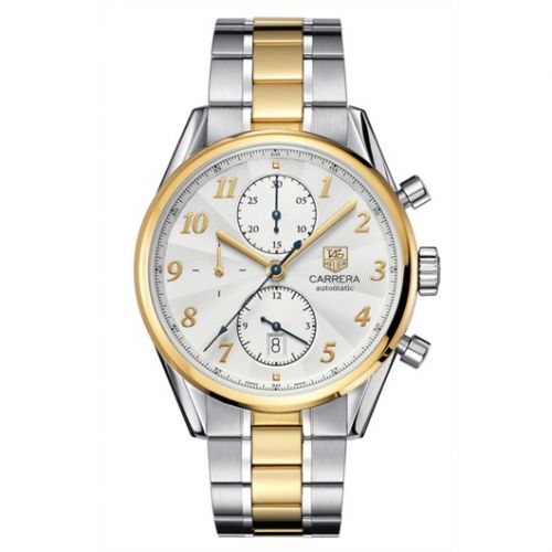 Carrera Calibre 16 41 Heritage Stainless Steel / Yellow Gold / Silver / Bracelet