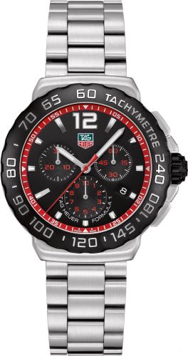 Formula 1 Quartz Chronograph 42 Stainless Steel / Black / Bracelet