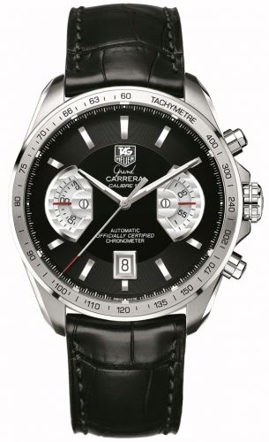 Grand Carrera Calibre 17 RS 43 Stainless Steel / Black / Alligator