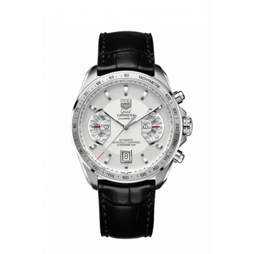 Grand Carrera Calibre 17 RS 43 Stainless Steel / Silver / Alligator