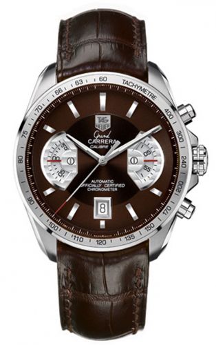 Grand Carrera Calibre 17 RS 43 Stainless Steel / Brown / Alligator