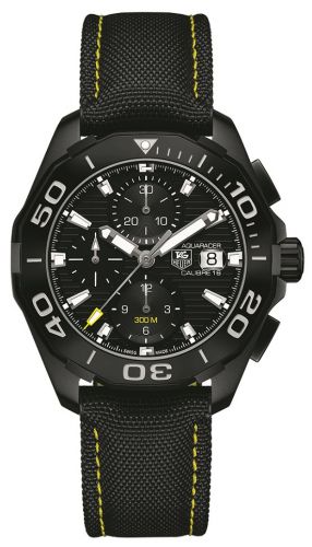 Aquaracer 300M Calibre 16 43 Titanium PVD / Black / Nylon
