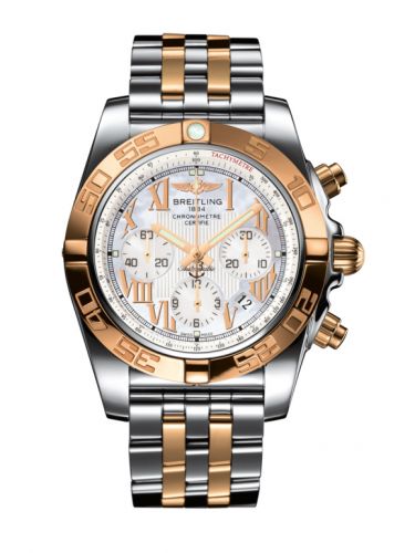 Chronomat 44 Stainless Steel / Rose Gold / Pearl Roman / Bracelet