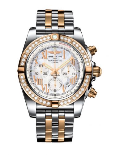 Chronomat 44 Stainless Steel / Rose Gold / Diamond / Pearl Roman / Bracelet