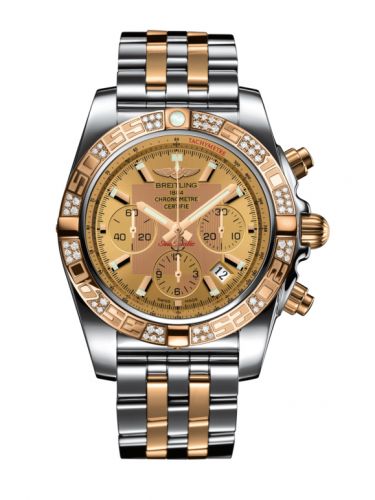 Chronomat 44 Stainless Steel / Rose Gold / Golden Sun Diamond / Bracelet