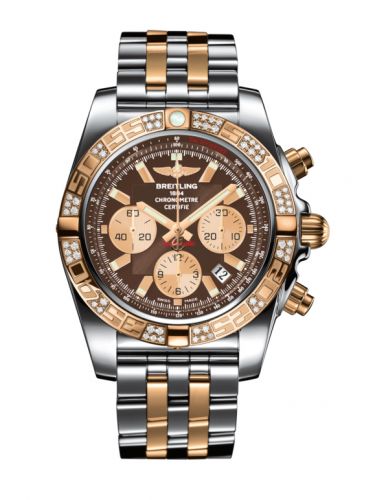 Chronomat 44 Stainless Steel / Rose Gold / Diamond / Metallica Brown / Bracelet