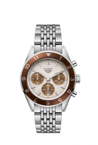 Autavia Heuer 02 Stainless Steel / Tropical Panda / Bracelet / UAE Edition 